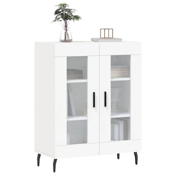 vidaXL Buffet blanc 69,5x34x90 cm bois d'ing&eacute;nierie