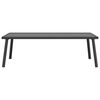 vidaXL Table basse de jardin anthracite 110x55x35 cm acier
