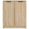 vidaXL Armoire à chaussures Chêne Sonoma 59x35x70 cm Bois d'ingénierie