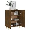 vidaXL Buffet Chêne fumé 70x34x90 cm Bois d'ingénierie