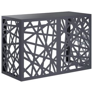 vidaXL Housse de climatiseur Anthracite 90 x 40 x 60 cm Acier