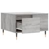 vidaXL Table basse sonoma gris 55x55x36,5 cm bois d'ingénierie