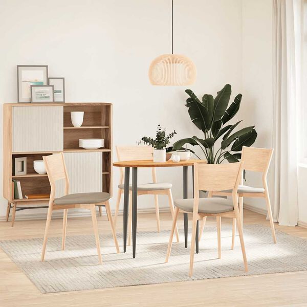 vidaXL Dessus de table 80x40x2 cm bois de ch&ecirc;ne massif ovale