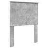vidaXL Lit de Rangement Gris b&eacute;ton 75 x 190 cm Bois d'ing&eacute;nierie
