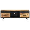 vidaXL Meuble TV 120x30x40 cm Bois de manguier brut