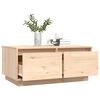 vidaXL Table basse 80x50x35 cm Bois massif de pin