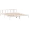 vidaXL Cadre de lit extra long sans matelas 200x210 cm bois massif pin