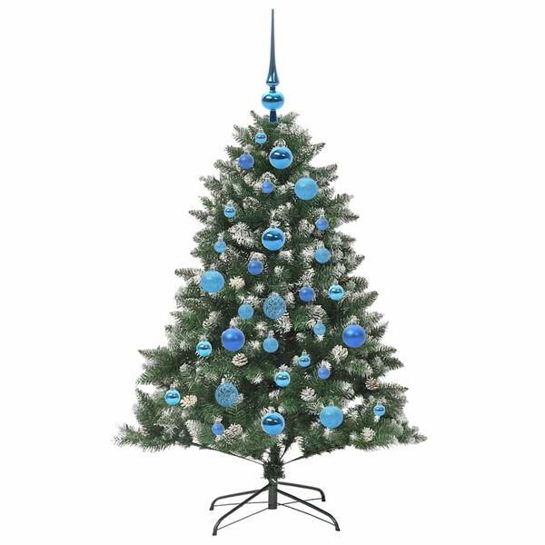 vidaXL Sapin de Noël artificiel avec 150 LED Vert 85 x 85 x 120 cm