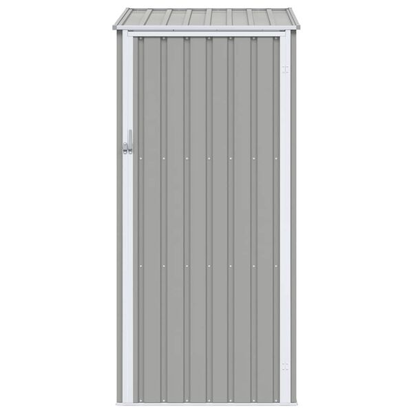 vidaXL Abri de jardin Gris 87x98x159 cm Acier galvanisé