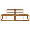 vidaXL Canap&eacute; d'ext&eacute;rieur en bout 2 Pi&egrave;ce Naturel 182,5 x 63 x 73 cm