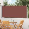 vidaXL Auvent lat&eacute;ral r&eacute;tractable 120 x 300 cm Marron