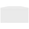 vidaXL Support de moniteur Blanc 100 x 24 x 13 cm Bois d'ingénierie