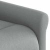 vidaXL Fauteuil inclinable Gris clair Tissu