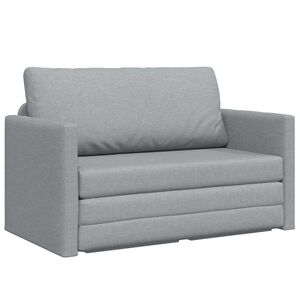 vidaXL Canap&eacute;-Lit 110cm Gris clair tissu