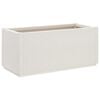 vidaXL Bo&icirc;te de fleurs de jardin Blanc