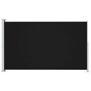 vidaXL Auvent lat&eacute;ral r&eacute;tractable de patio 180x300 cm Noir