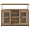 vidaXL Buffet Ch&ecirc;ne artisanal 100 x 35 x 80 cm Bois d'ing&eacute;nierie