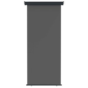 vidaXL Store lat&eacute;ral de balcon 100% polyester fer acier