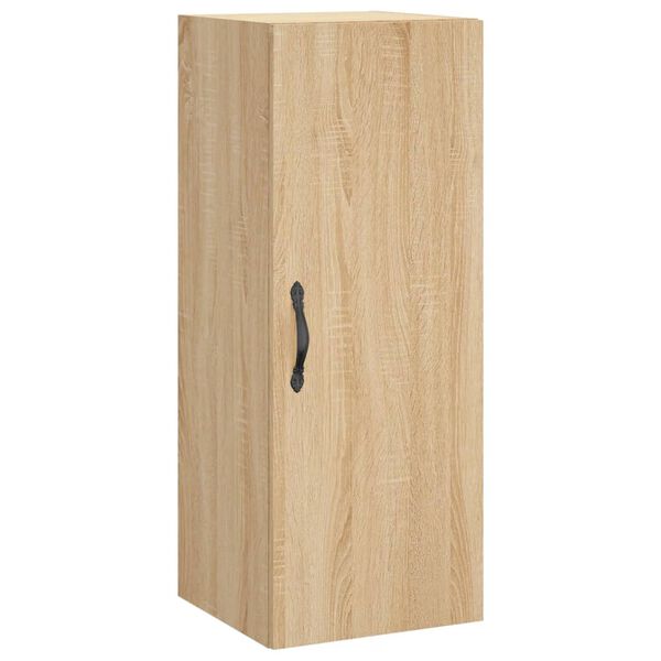 vidaXL Armoire murale ch&ecirc;ne sonoma 34,5x34x90 cm bois d'ing&eacute;nierie