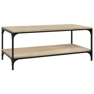 vidaXL Table basse Ch&ecirc;ne sonoma 80x50x40 cm Bois d'ing&eacute;nierie