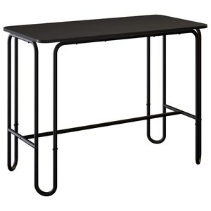 vidaXL Table de salle &agrave; manger / Table de repas 100 x 50 x 75 cm Noir
