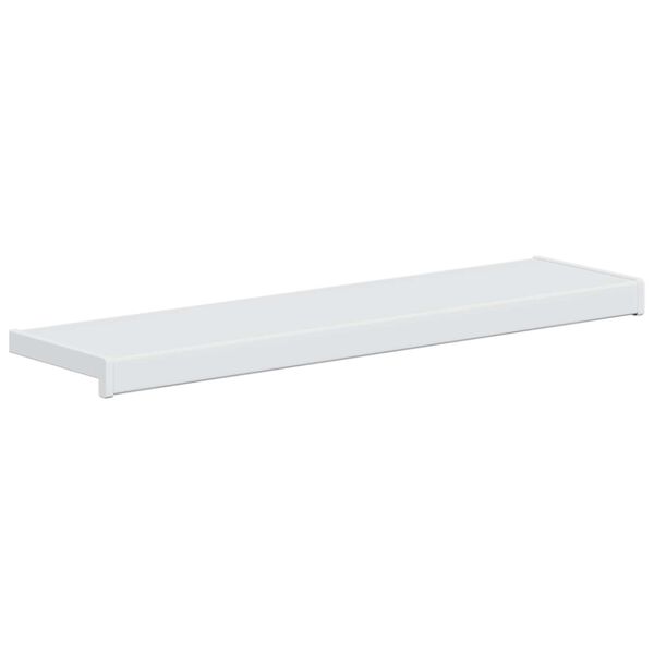 vidaXL Appui de fen&ecirc;tre Blanc 80 x 20 x 4,5 cm PVC