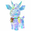 vidaXL Renne &agrave; LED iris&eacute; prismatique avec cloche Multicolore