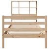 vidaXL Lit biblioth&egrave;que sans matelas 90x200 cm bois de pin massif