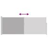vidaXL Auvent lat&eacute;ral r&eacute;tractable 120 x 300 cm Gris
