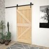 vidaXL Porte 100x210 cm Bois de pin massif