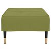 vidaXL Repose-pied Vert clair 78x56x32 cm Velours