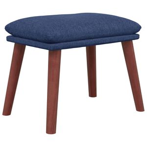 vidaXL Repose-pied Bleu 45x29,5x35 cm Tissu