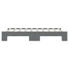 vidaXL Lit de jour avec gigogne sans matelas gris fonc&eacute; 90x190 cm