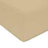 vidaXL Coussin de canap&eacute; d'ext&eacute;rieur Beige 60 x 60 x 8 cm Polyester