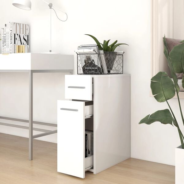 vidaXL Armoire d'apothicaire Blanc 20x45,5x60 cm Bois d’ingénierie