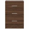 vidaXL Table de chevet Chêne marron 38x35x56 cm Bois d'ingénierie