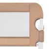 vidaXL Barrière de lit enfant Taupe 102x42 cm Polyester