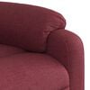 vidaXL Fauteuil inclinable de massage Rouge bordeaux Tissu