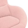 vidaXL Fauteuil &oelig;uf Rose 63 x 73 x 90 cm tissu