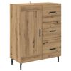 vidaXL Haut Armoire 2 pcs Ch&ecirc;ne artisanal Bois d'ing&eacute;nierie