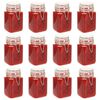 vidaXL Pots à confiture en verre avec serrure 12 pcs 260 ml