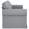 vidaXL Canap&eacute; Gris clair 245 x 82 x 80 cm tissu