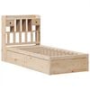 vidaXL Cadre de lit sans matelas 100x200 cm bois massif de pin