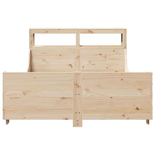 vidaXL Cadre de lit sans matelas 120x200 cm bois de pin massif
