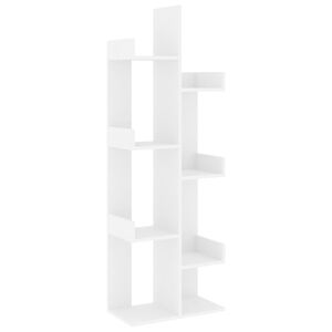 vidaXL Biblioth&egrave;que Blanc 48x25,5x140 cm Bois d&rsquo;ing&eacute;nierie