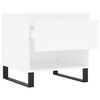 vidaXL Tables basses 2 pcs blanc 50x46x50 cm bois d'ing&eacute;nierie