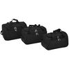 vidaXL Valise 3 pcs Noir
