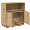 vidaXL Buffet LED Chêne artisanal 71 x 34,5 x 75 cm Bois d'ingénierie