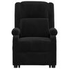 vidaXL Fauteuil de massage Noir Velours