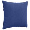 vidaXL Coussins de canapé 2 pcs Bleu police 50 x 50 cm